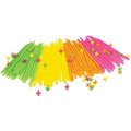 Time2Play Straws & Connectors 300 Pieces Neon TI66842